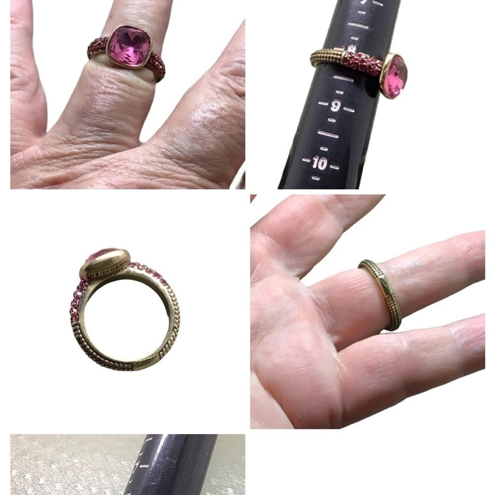NWOT Heidi Daus Swarovski crystal ring size 8 - Picture 2 of 6